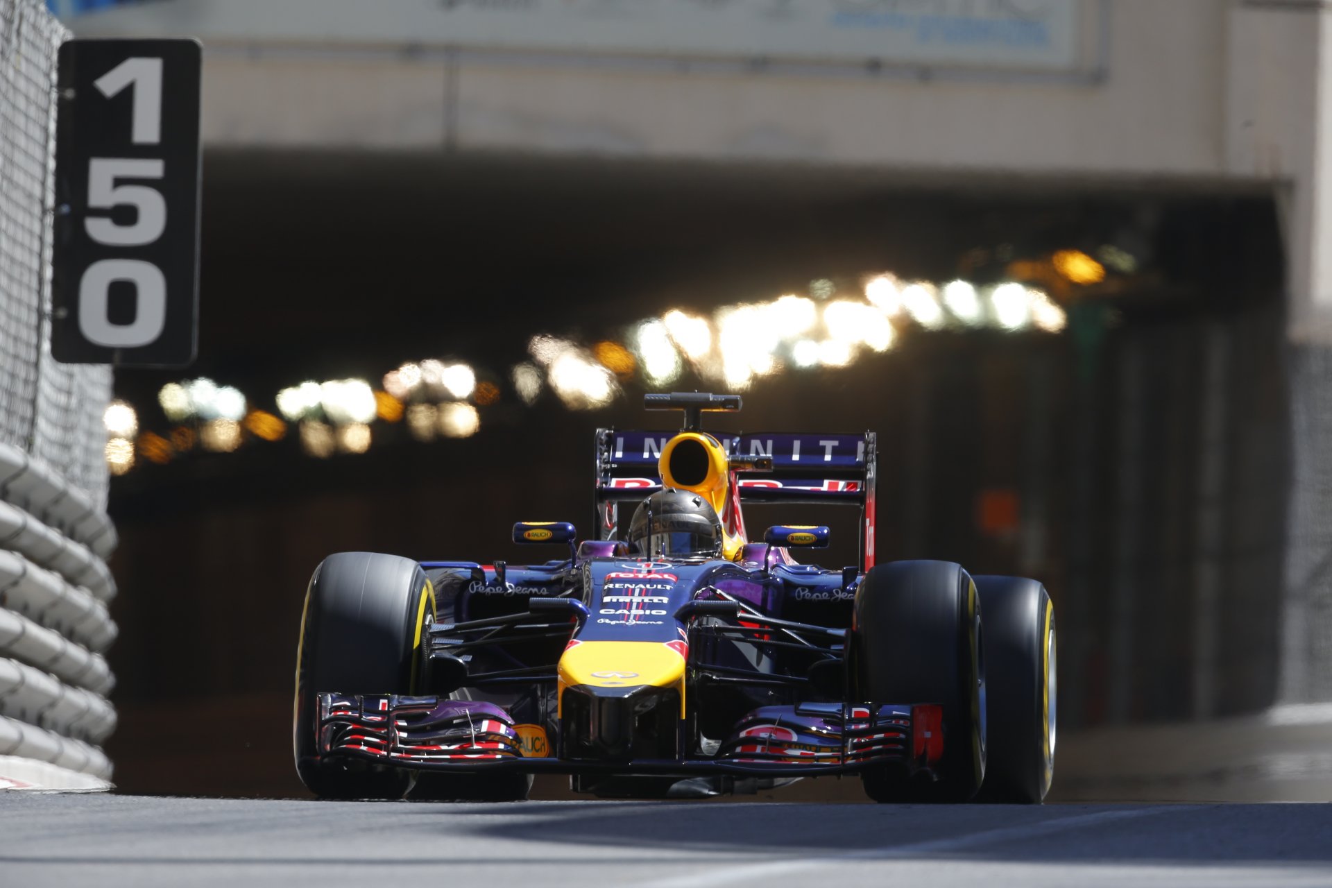 ebastian vettel f1 rider champion formula 1 monaco tunnel