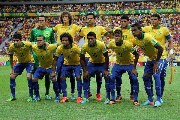 Foto von Fußball-Camanda Brasilien Marcelo