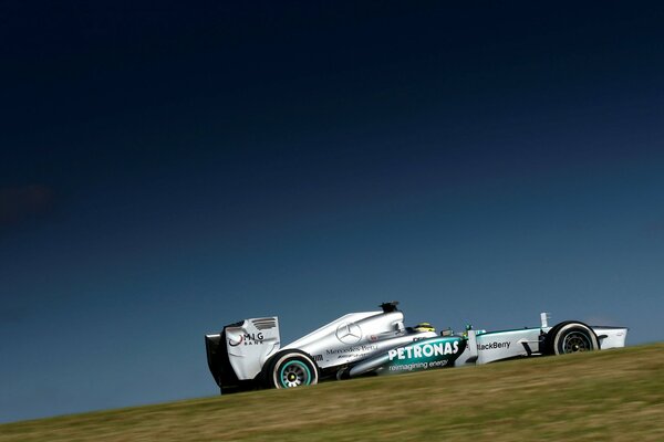 The formula of Nico Rosberg. Racing car