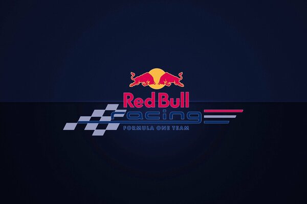 Red bull on a dark background