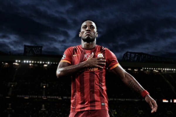 Il calciatore Didier Drogba del Chelsea