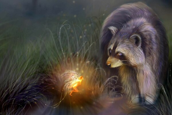 Big Raccoon s Nocturnal Fantasies