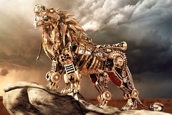 The Golden Lion from the fantasy series