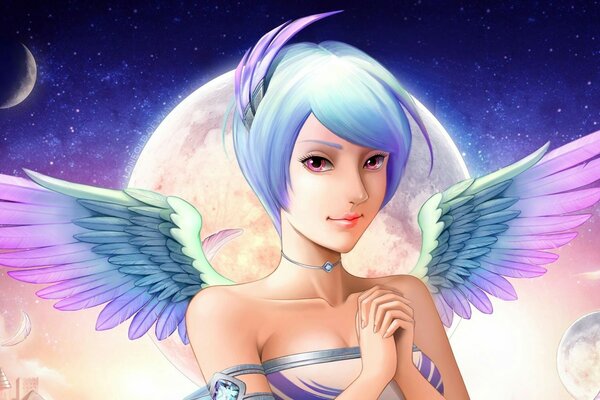 Rysunek anime Angel Girl