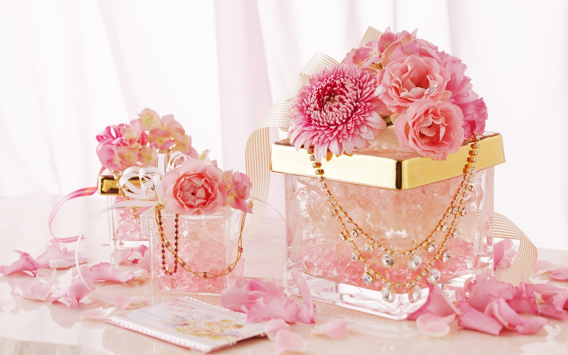 belt pink decoration flower