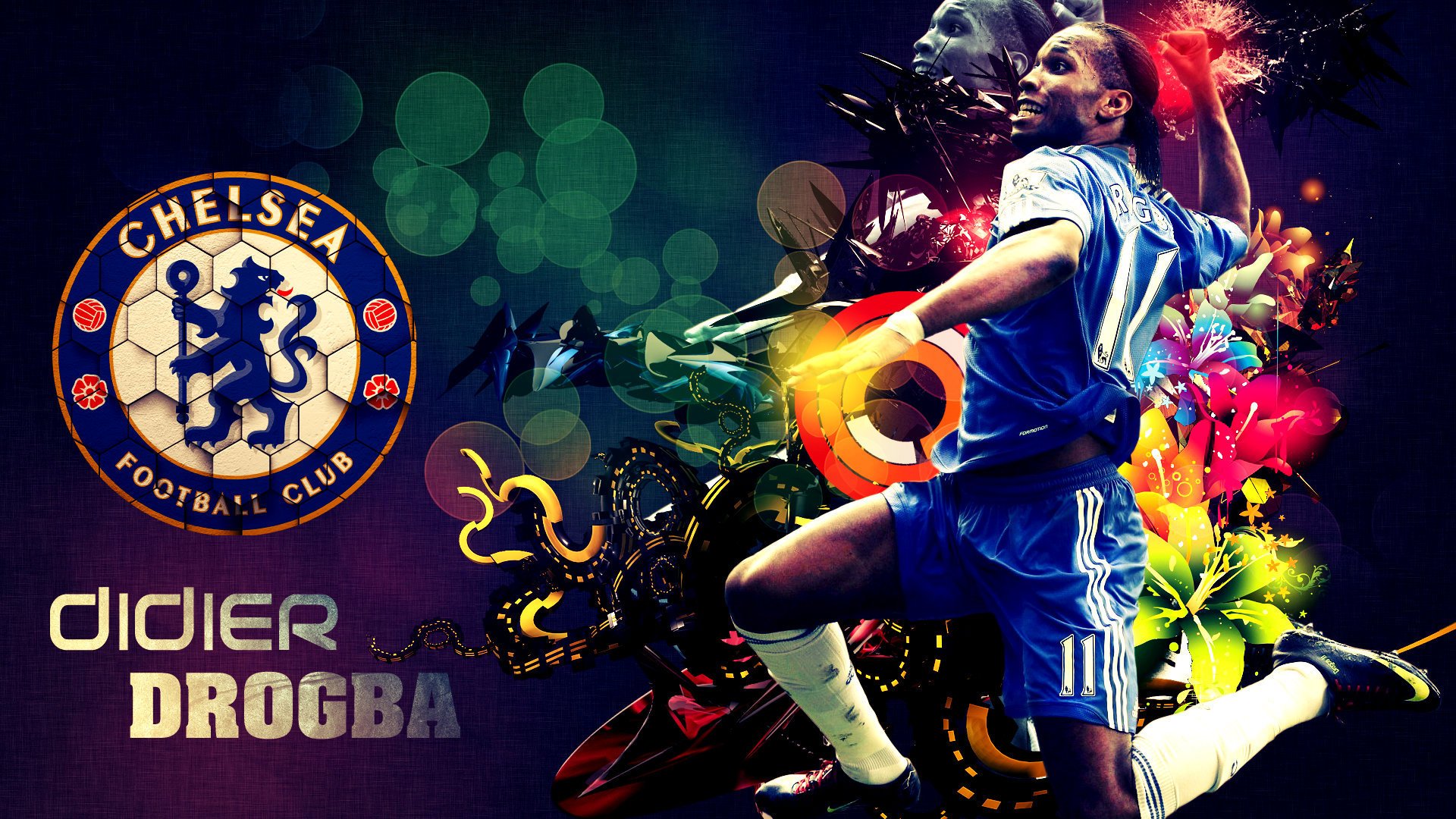 didier drogba calciatore chelsea gioia