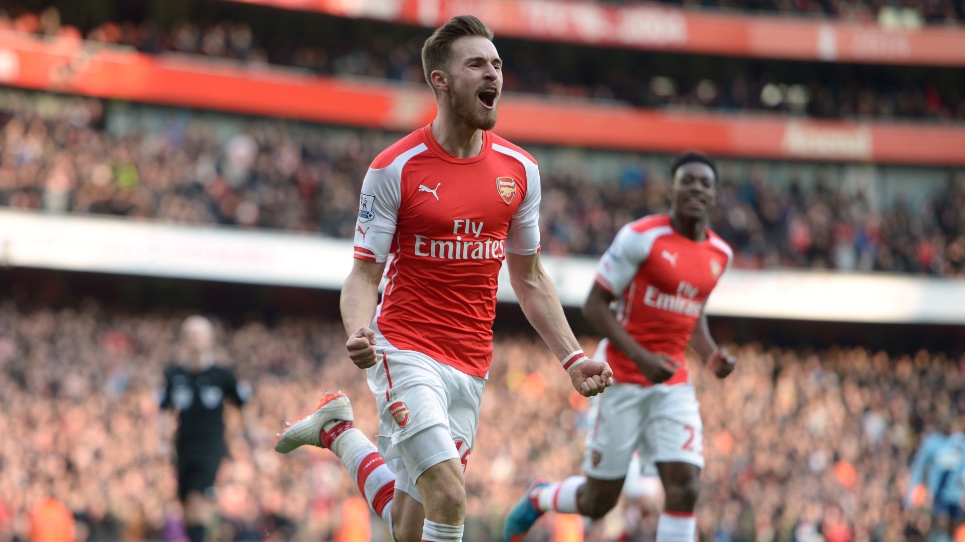 arsenal fußballverein gunners aaron ramsey ramsey danny welbeck stadion hintergrund