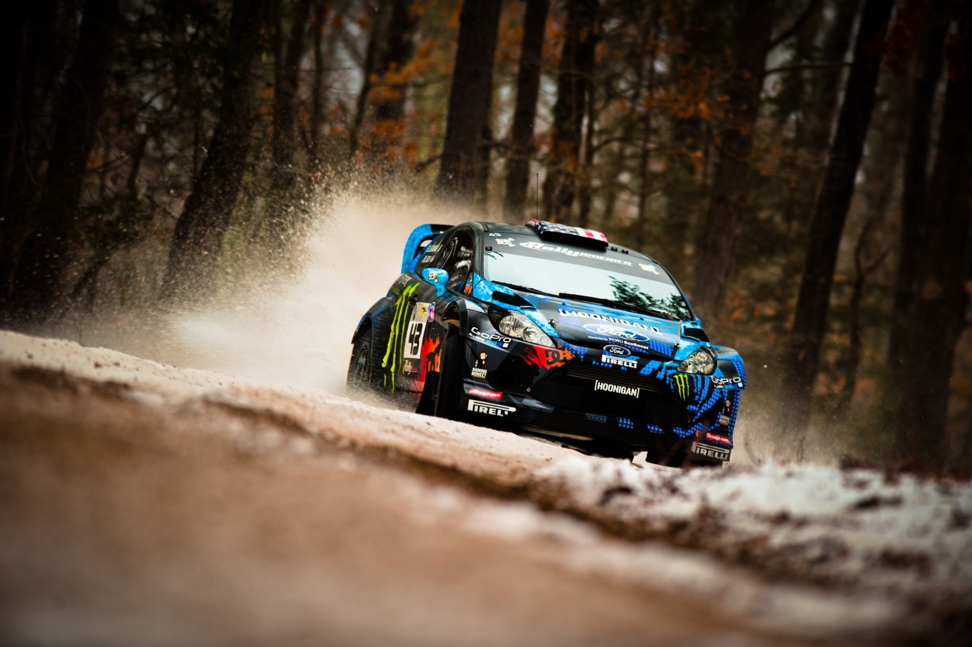 ken block ford fiesta rally