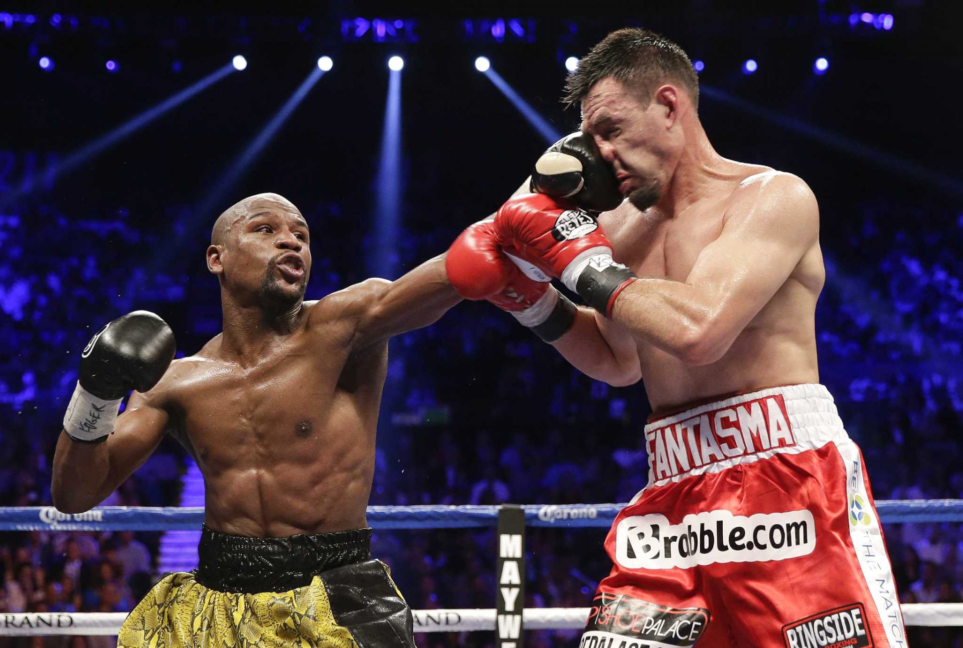 floyd mayweather robert guerrero boxen kämpfen ring handschuhe