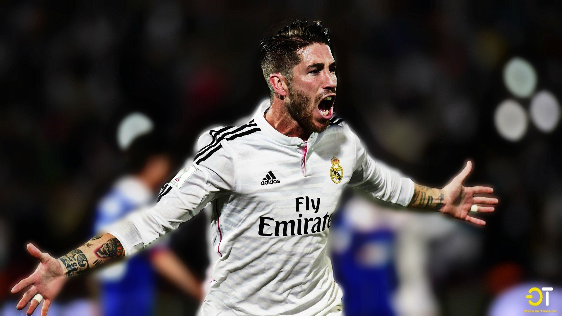 sergio ramos real madrid sergio ramos réel football footballeur sport terrain de football tatouage hala madrid