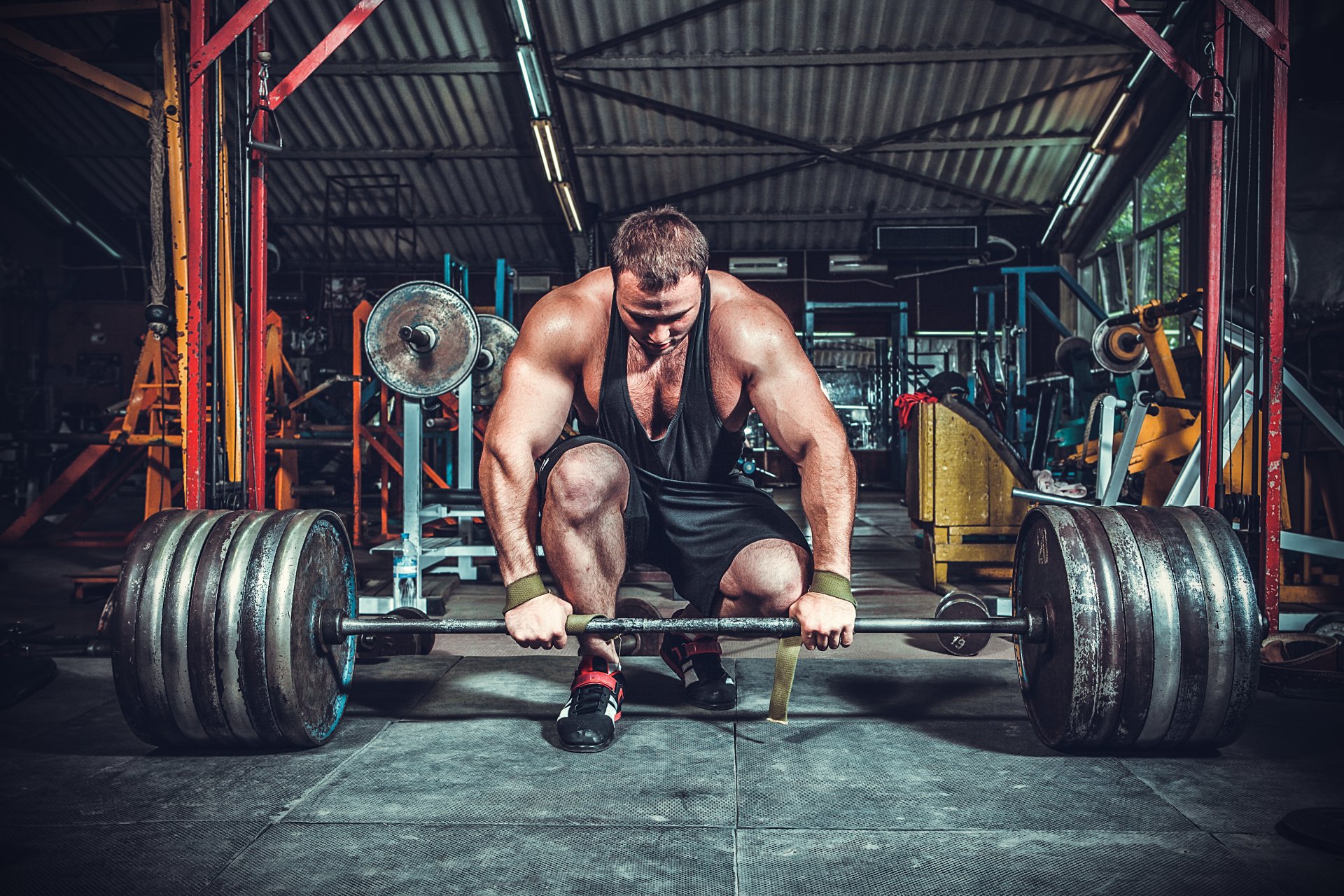 gym pose haltérophilie