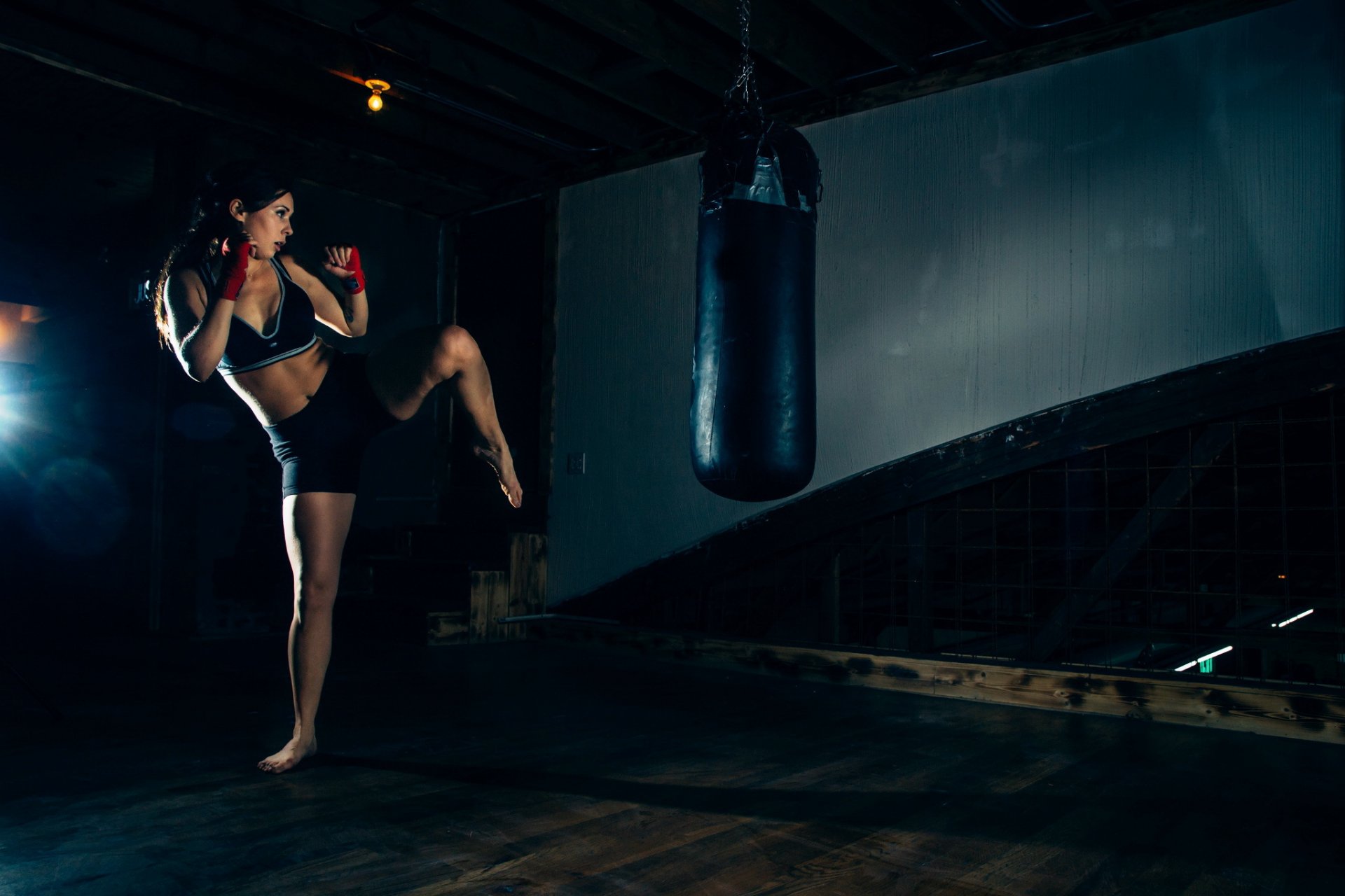 chica deporte entrenamiento