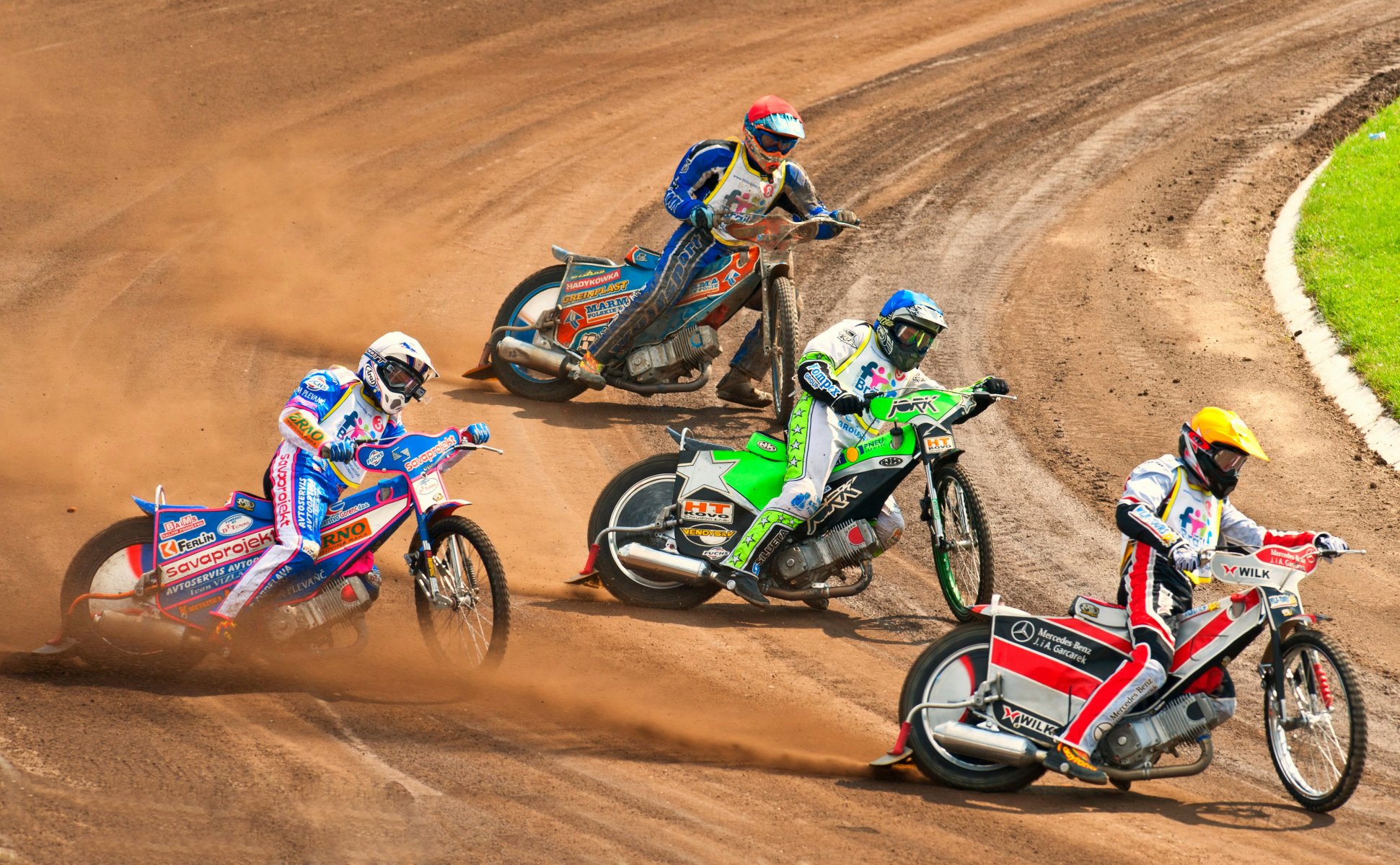 motocross motorcyclists form sports photo