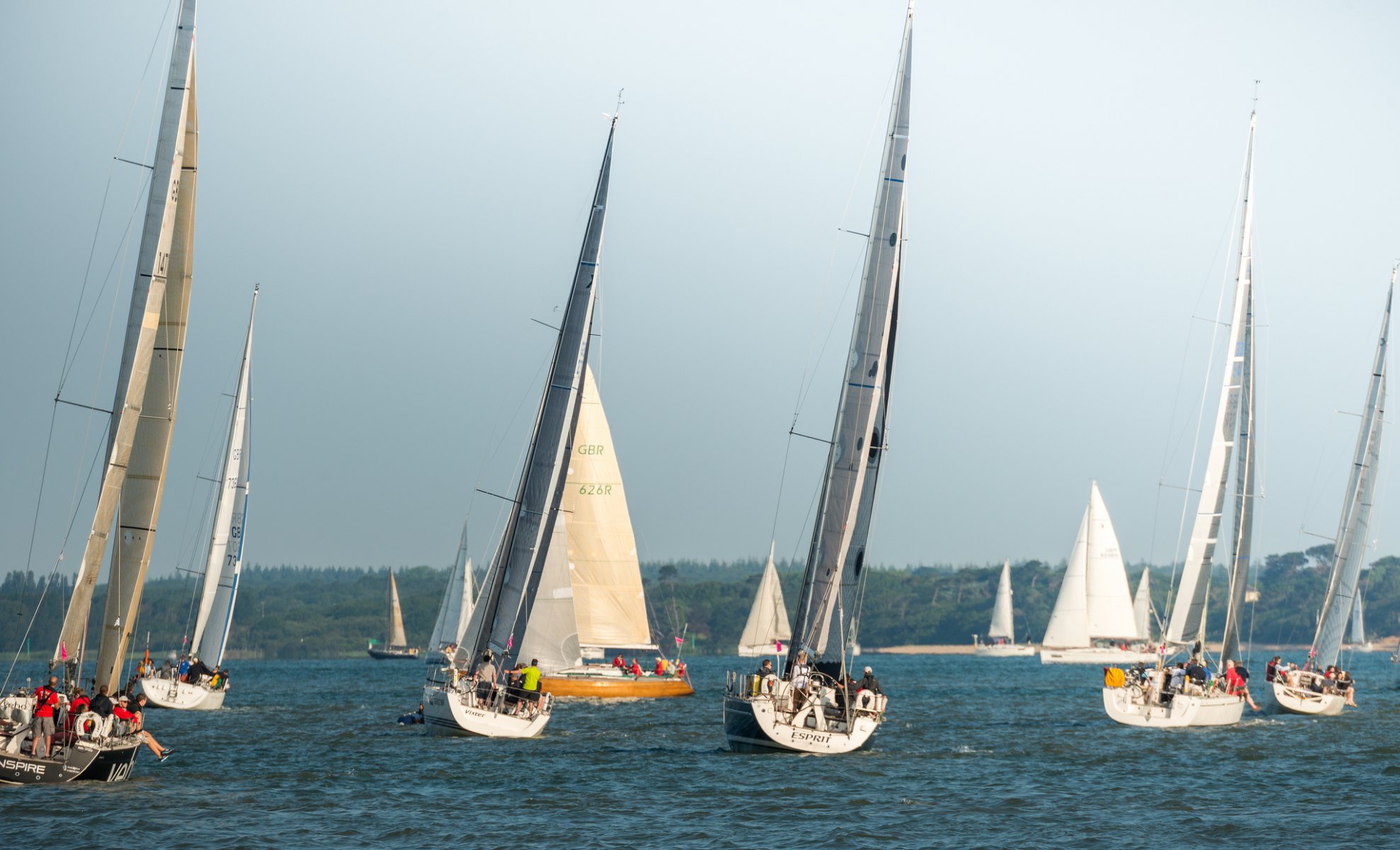 cielo mar barco yate vela carrera regata