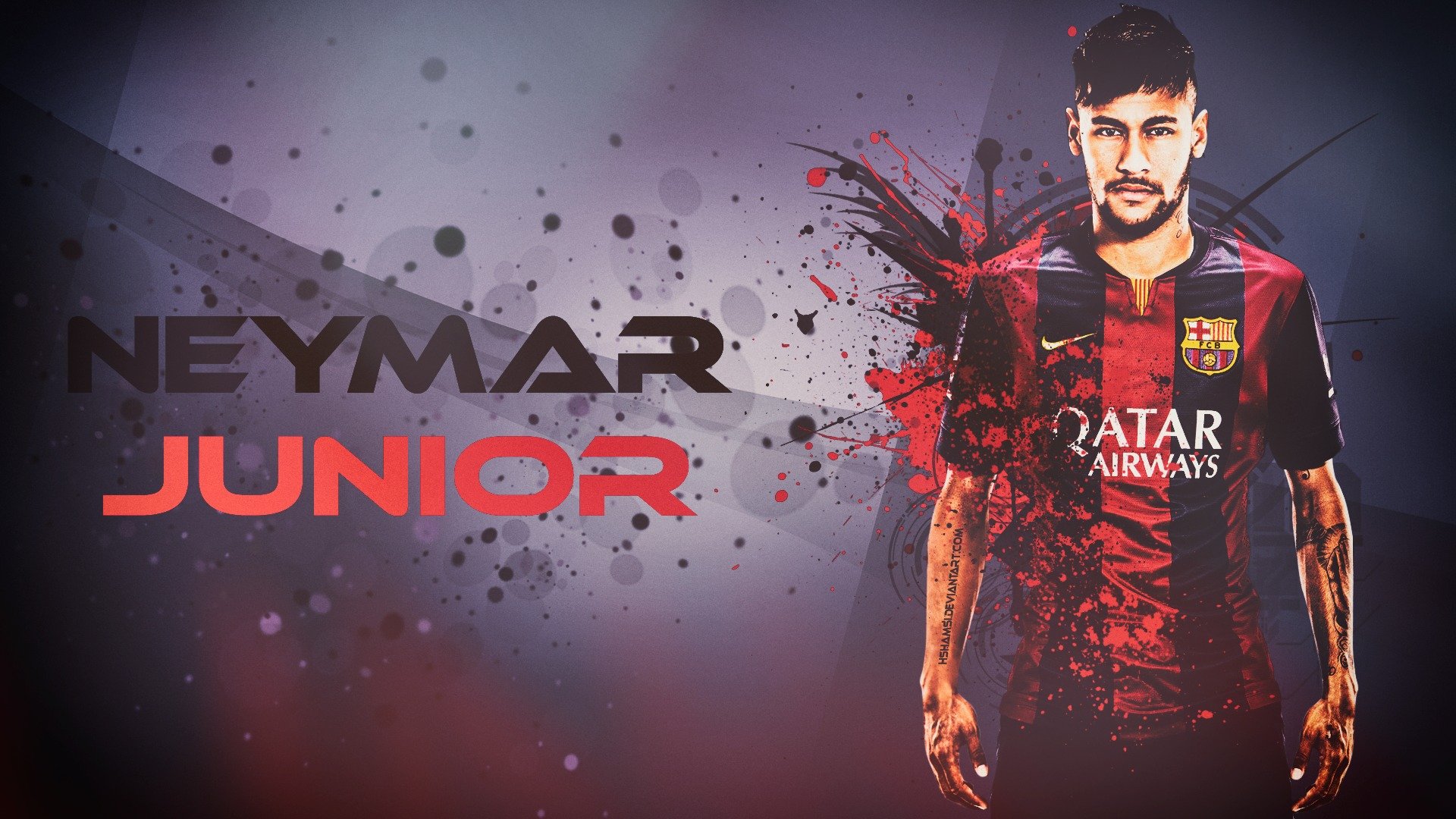 neymar junior barcellona calcio hshamsi sfondi hshamsi.deviantart.com