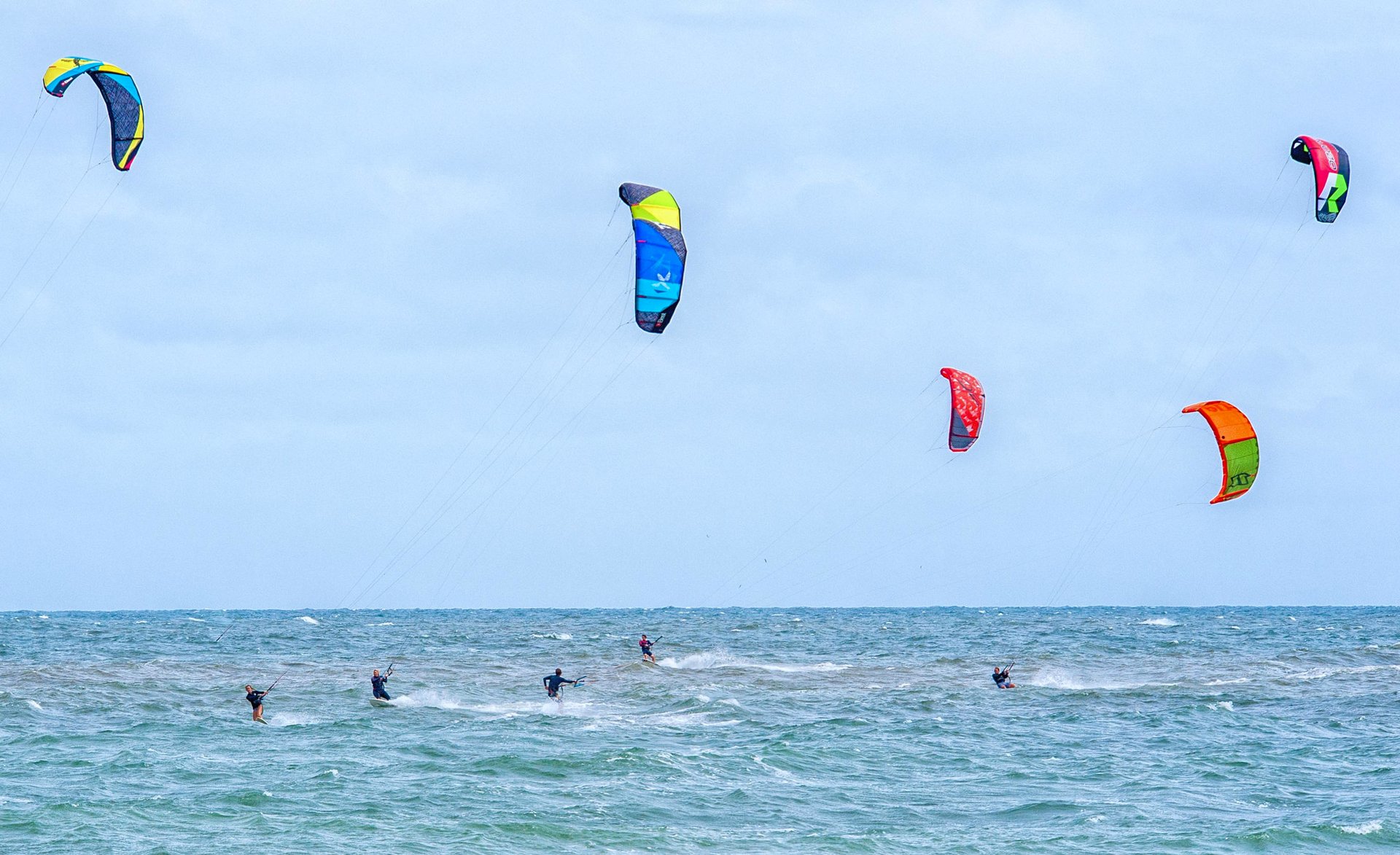 kitesurf cielo mar viento paracaídas tablero