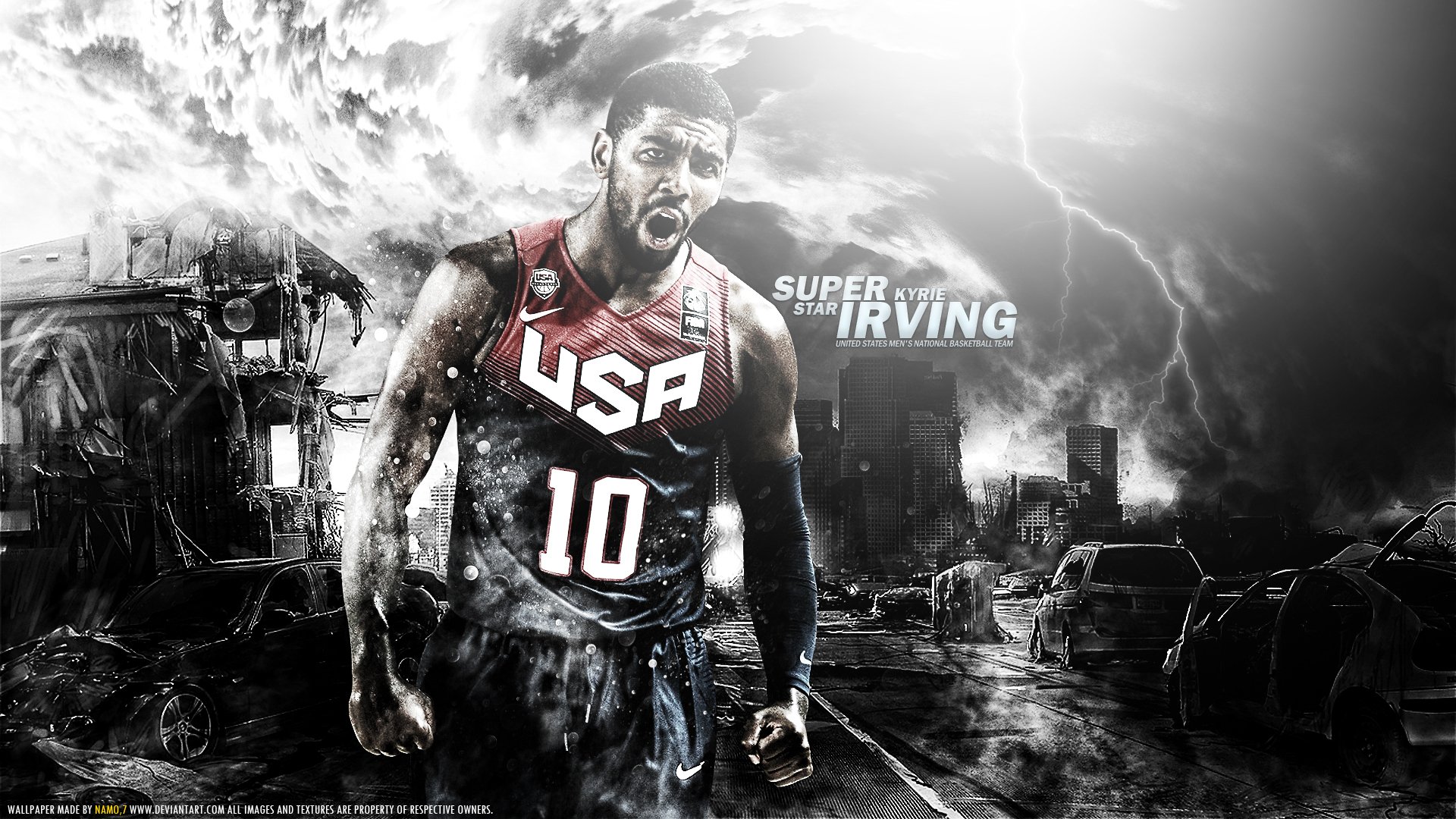 kyrie irving basket-ball nba états-unis