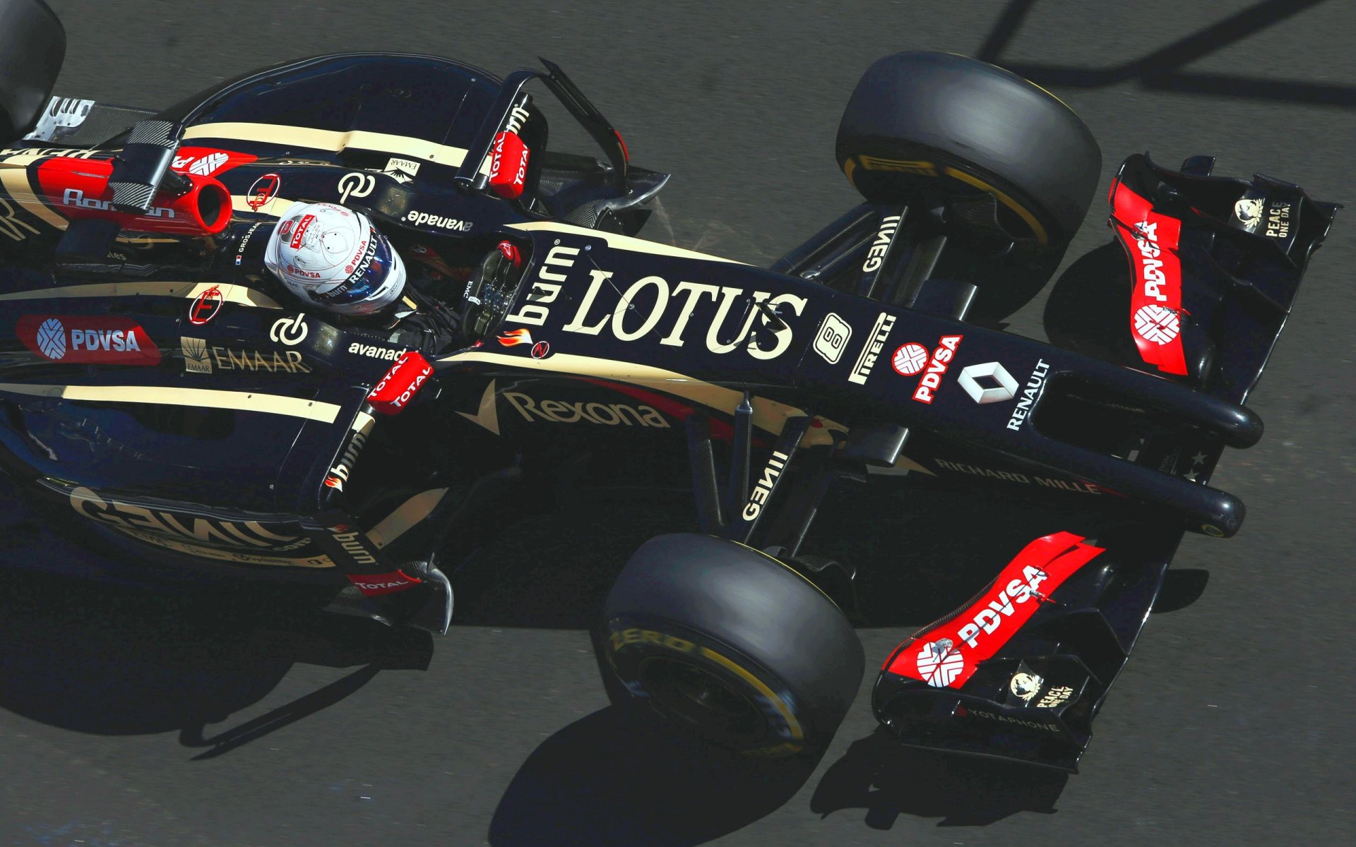 f1 lotus e22 romain grosjean formule