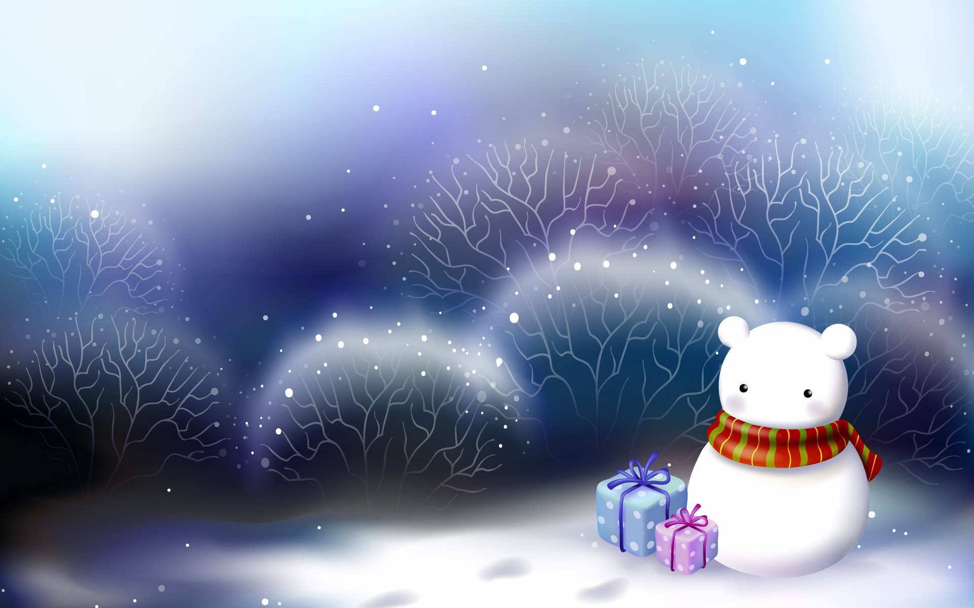 new year white snowman art gifts snow