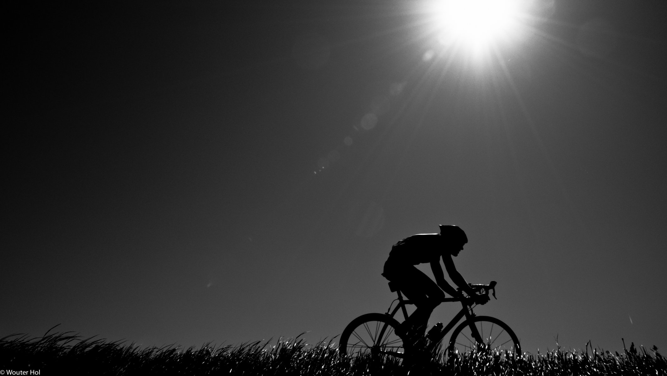 noche atleta ciclista bicicleta de carretera naturaleza estado de ánimo