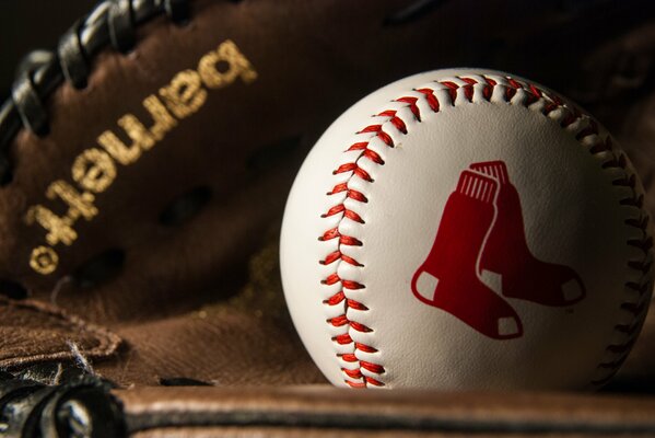 Sport-Baseballball mit Emblem