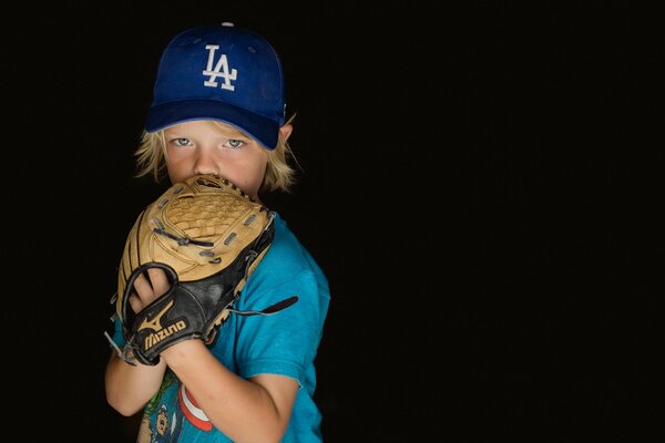 Futur joueur de baseball sportif professionnel