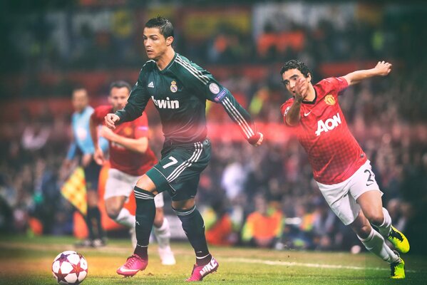 Ronaldos Fußballer rafael und giggs