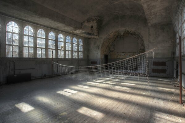 Sports hall. Grid