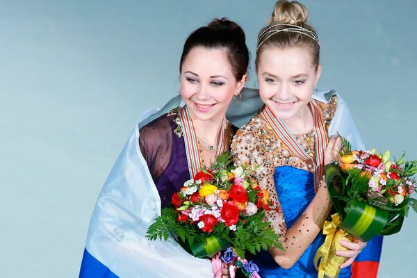 Elizaveta Tuktamysheva ed Elena Radionova ai Mondiali 2015