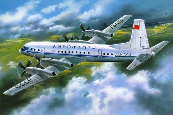 Aeroflot passenger aircraft of the USSR times