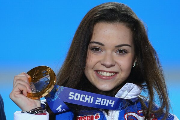 Adelina Sotnikova at the Olympic Games