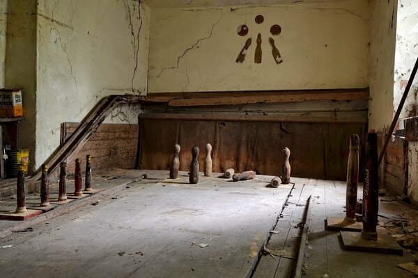 Bowling Boards Wand Sport Räumlichkeiten