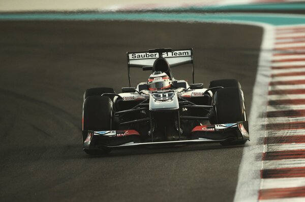 Formula 1 Hulkenberg racing car