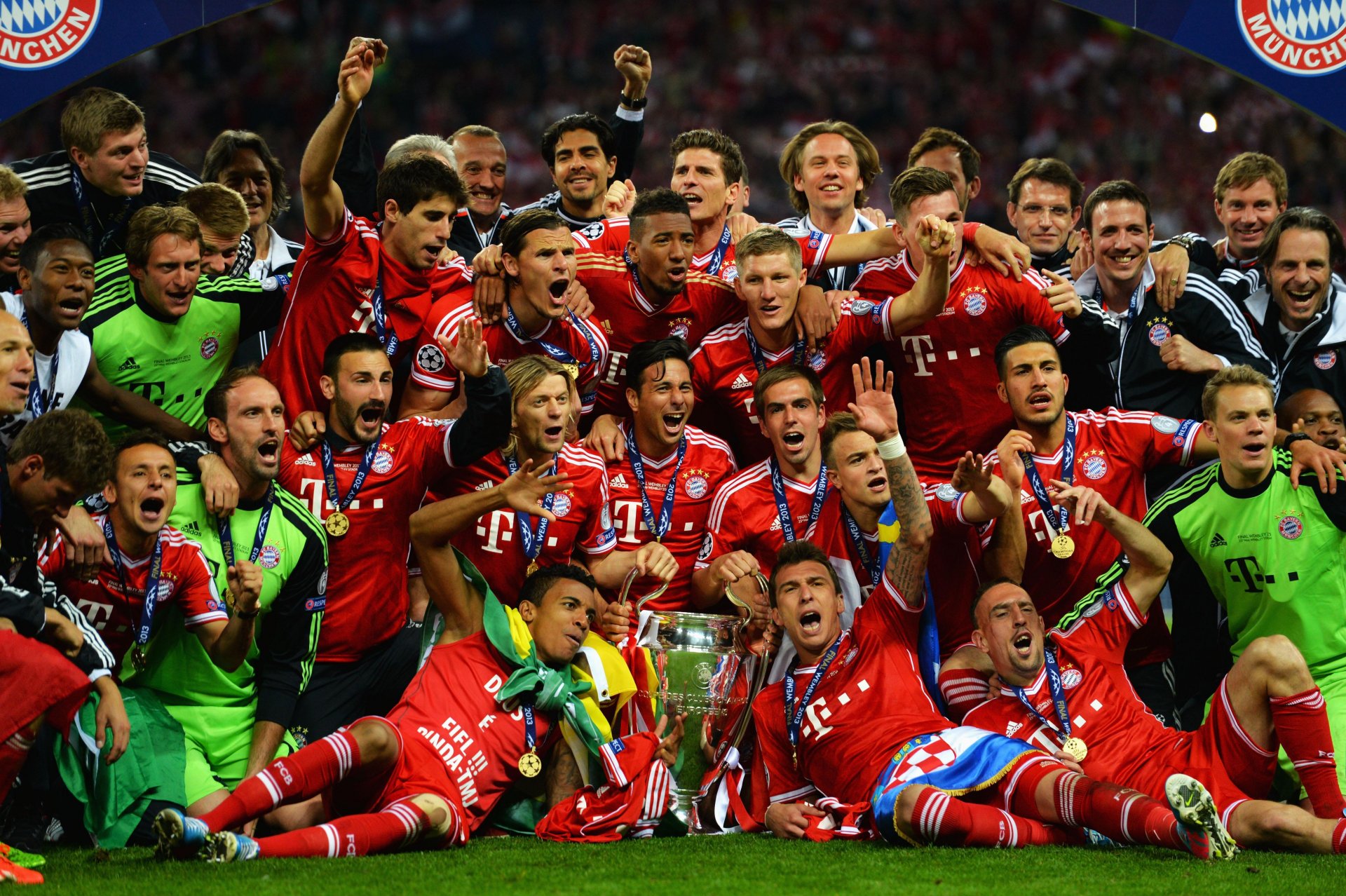 piłka nożna uefa liga mistrzów bayern wembley mistrzowie monachium thechampion