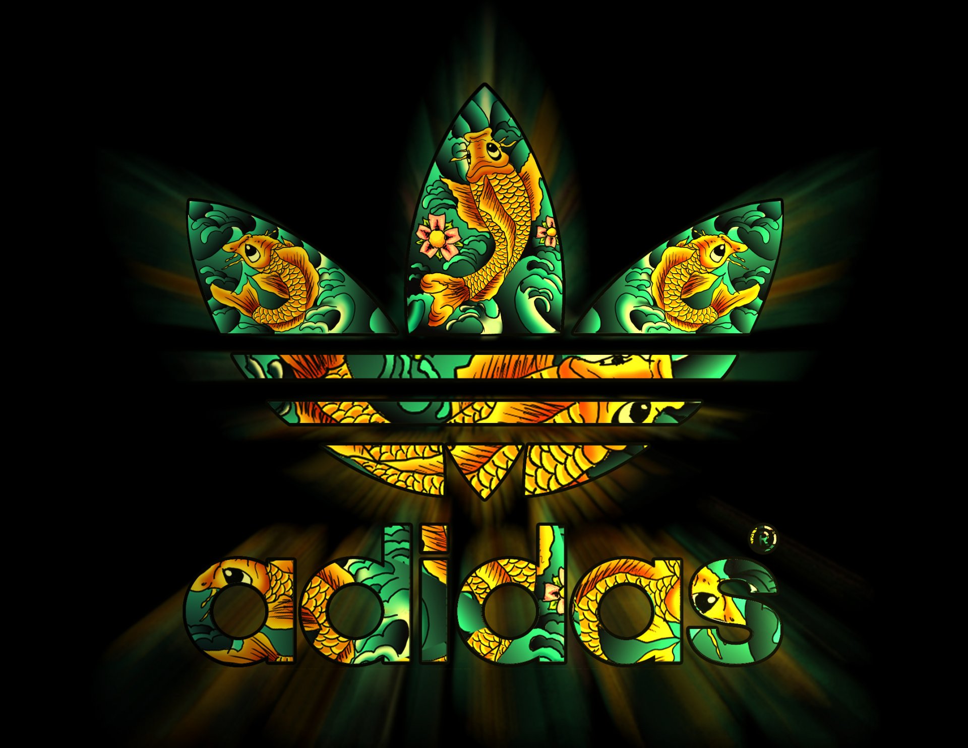 adidas logo wallpaper logo adidas collage fish