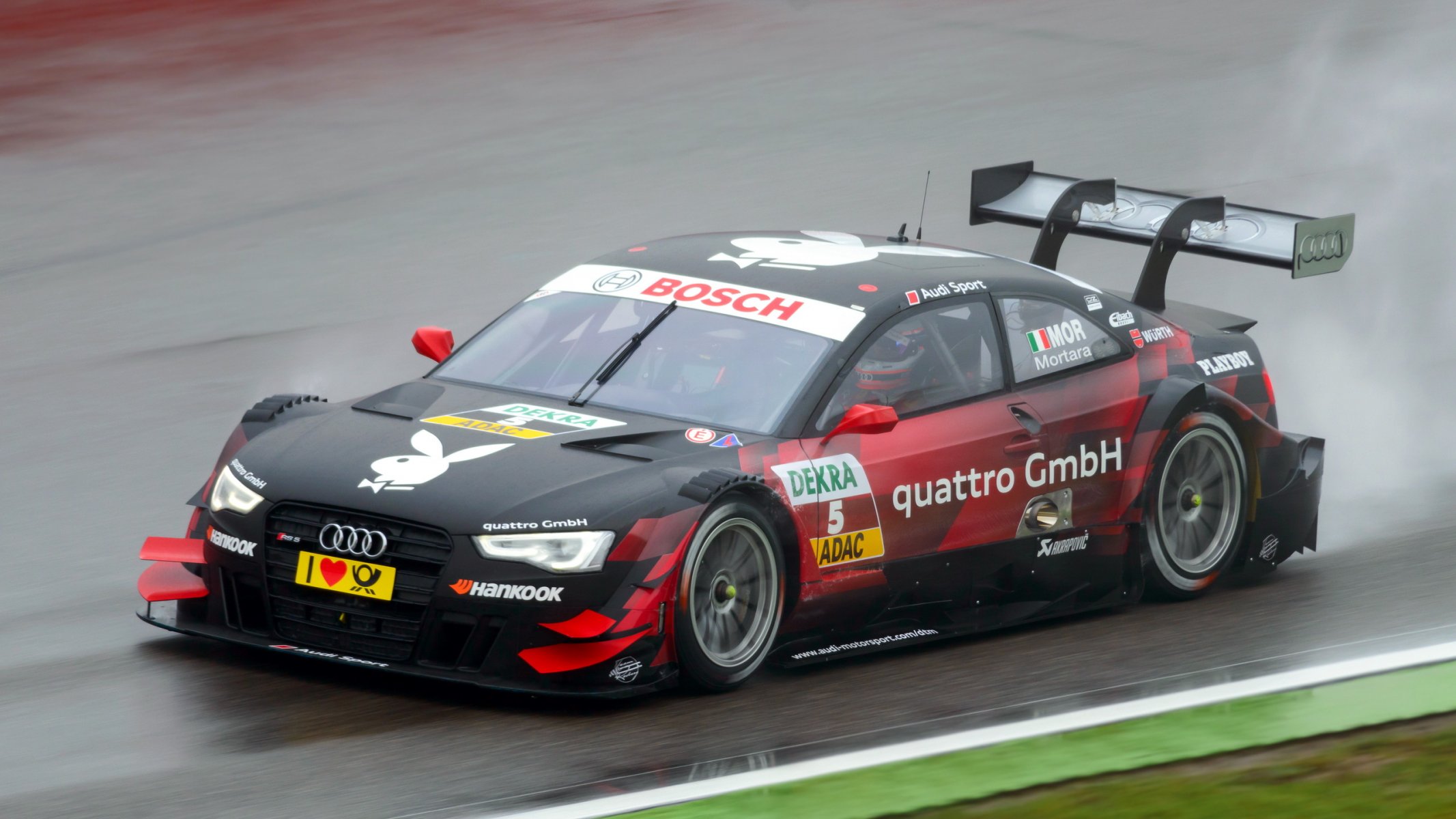 audi rs 5 dtm edoardo mortara wyścig