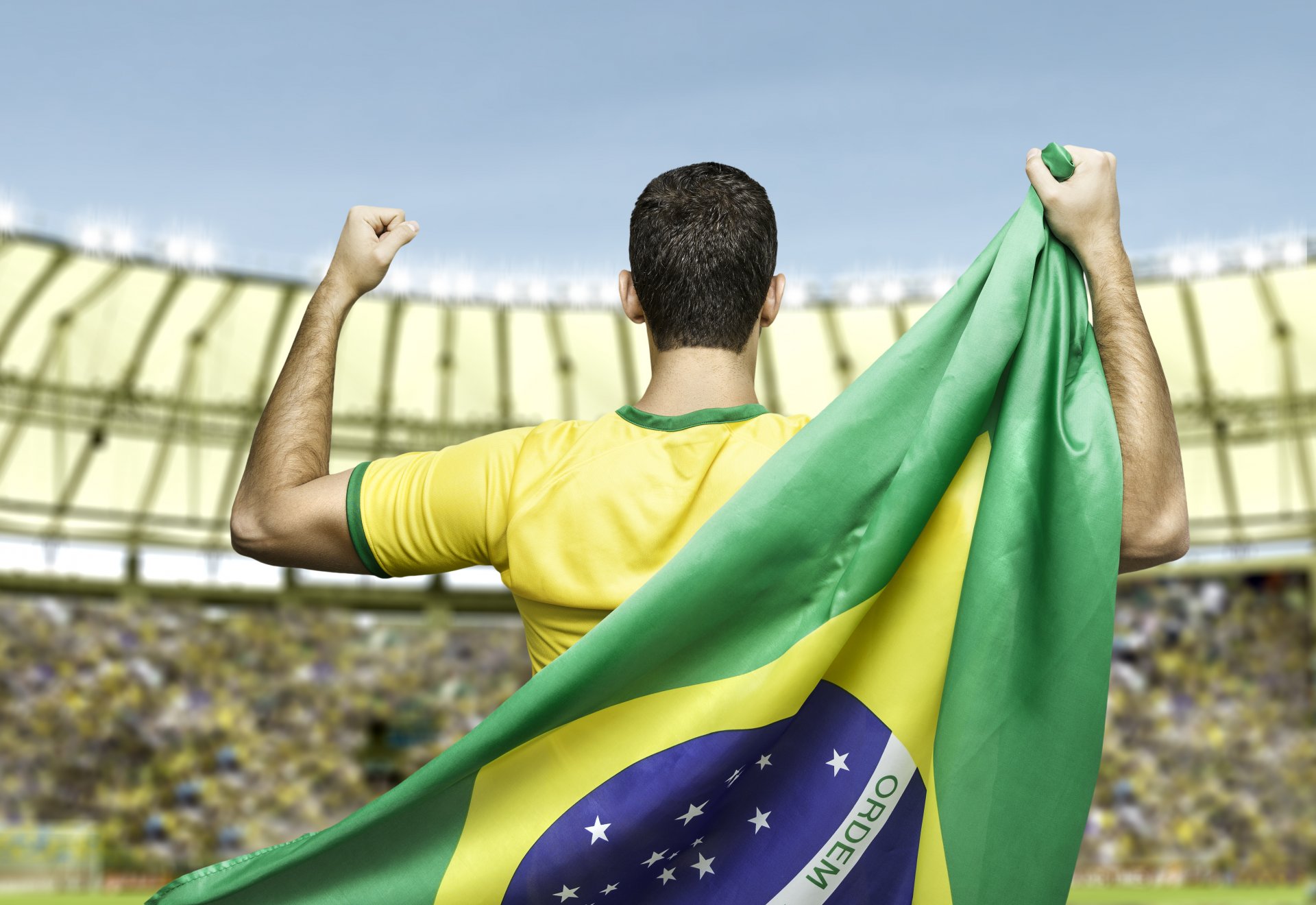 brasilien fifa wm 2014 fußball flagge t-shirt