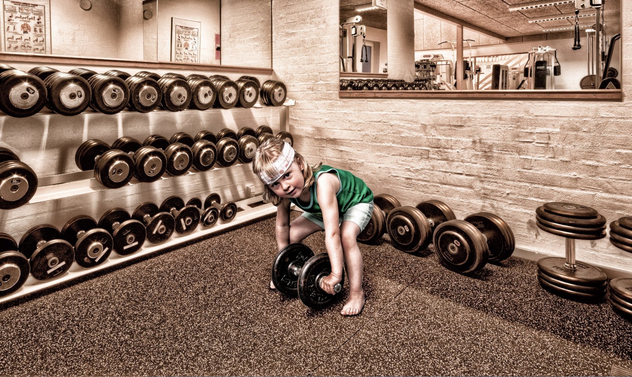 gimnasio mancuernas