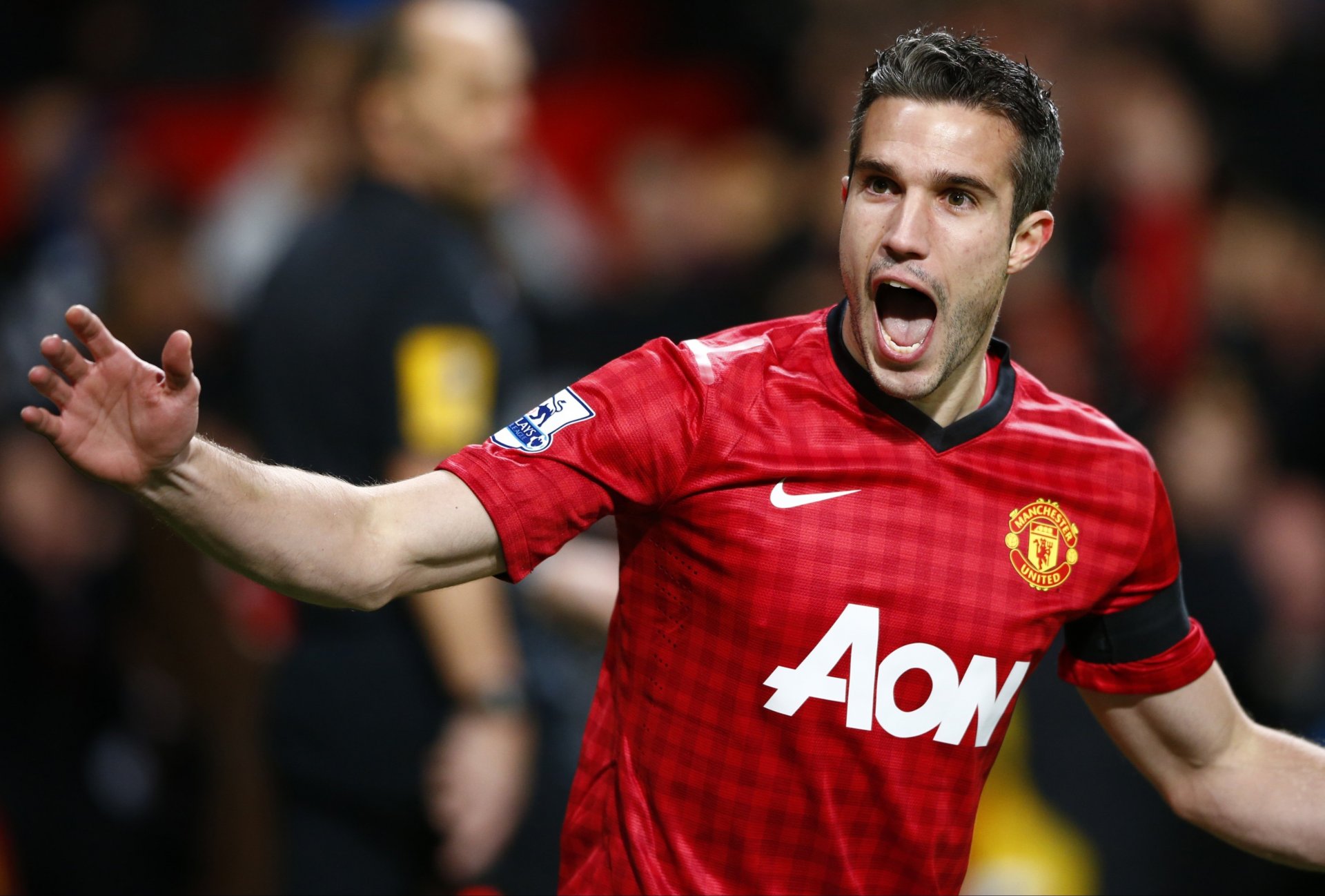 mu manchester united diable rouge old trafford van persie robin hollande star football