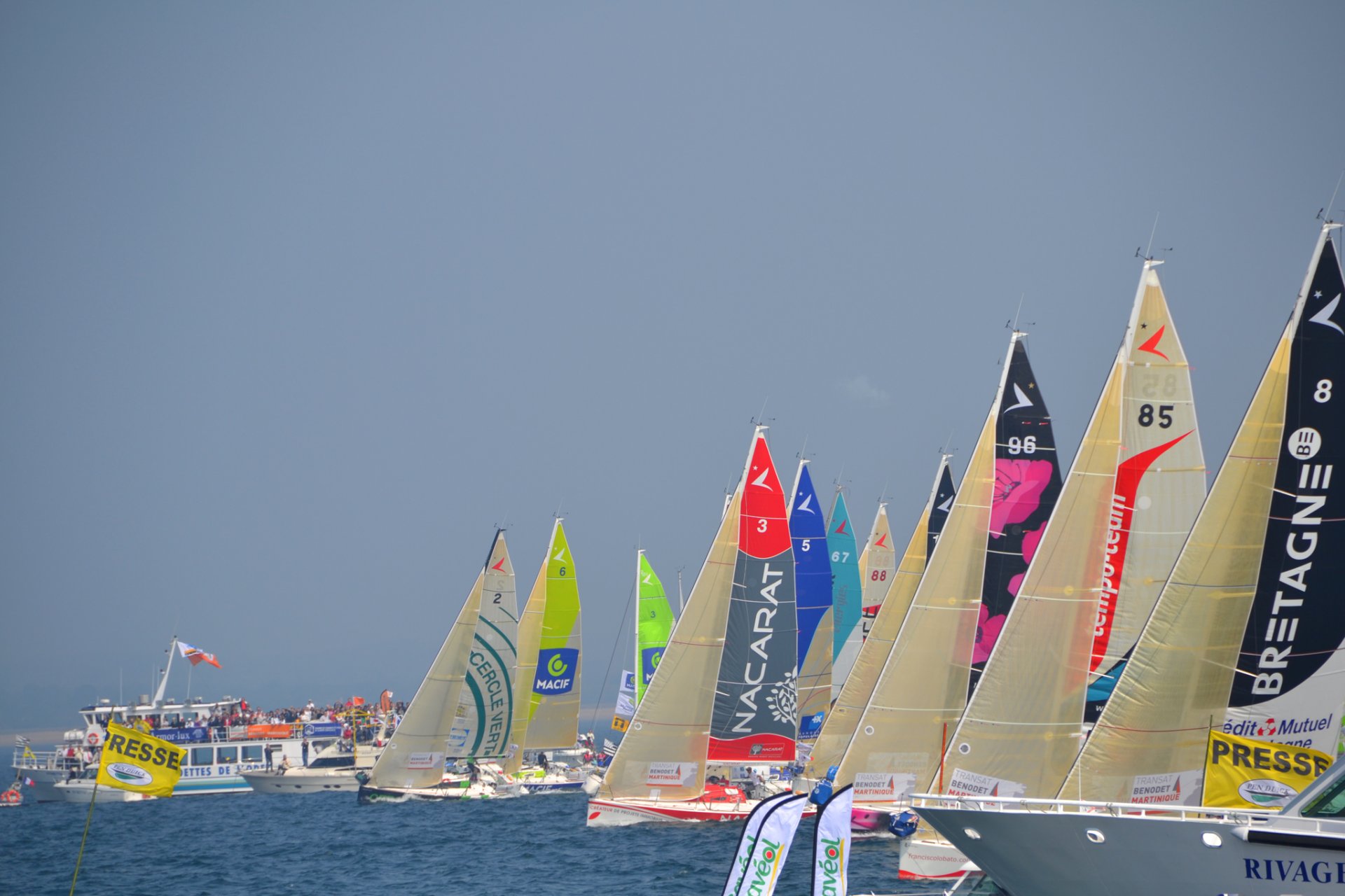 yacht regatta sail race sky sea