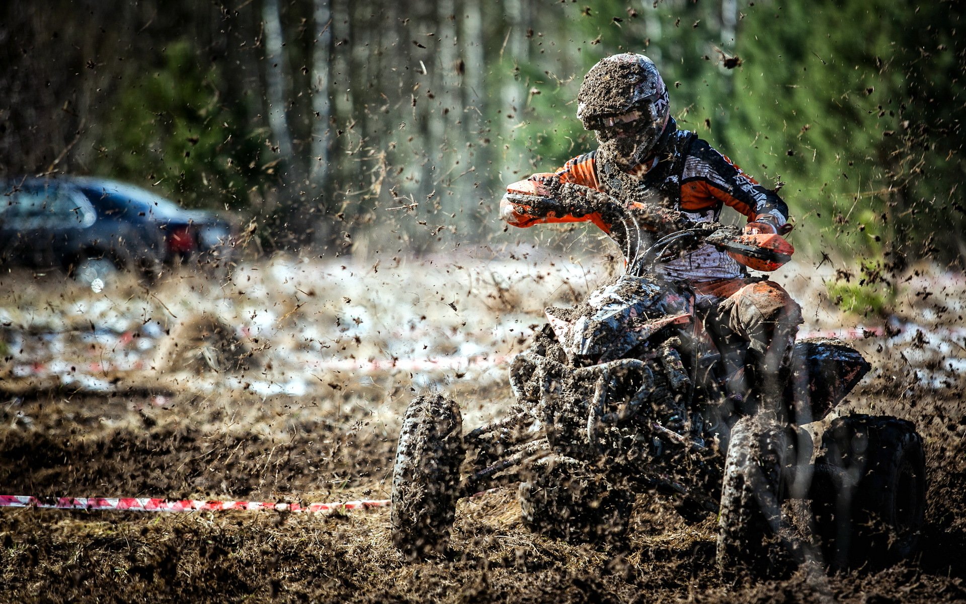 carrera barro deporte