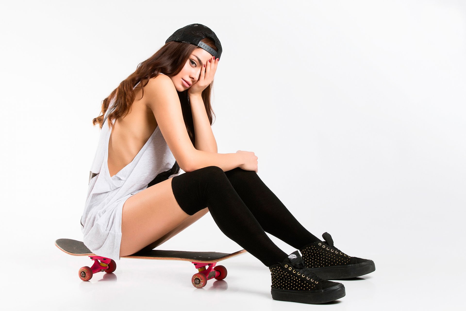 skate planche fille chaussettes