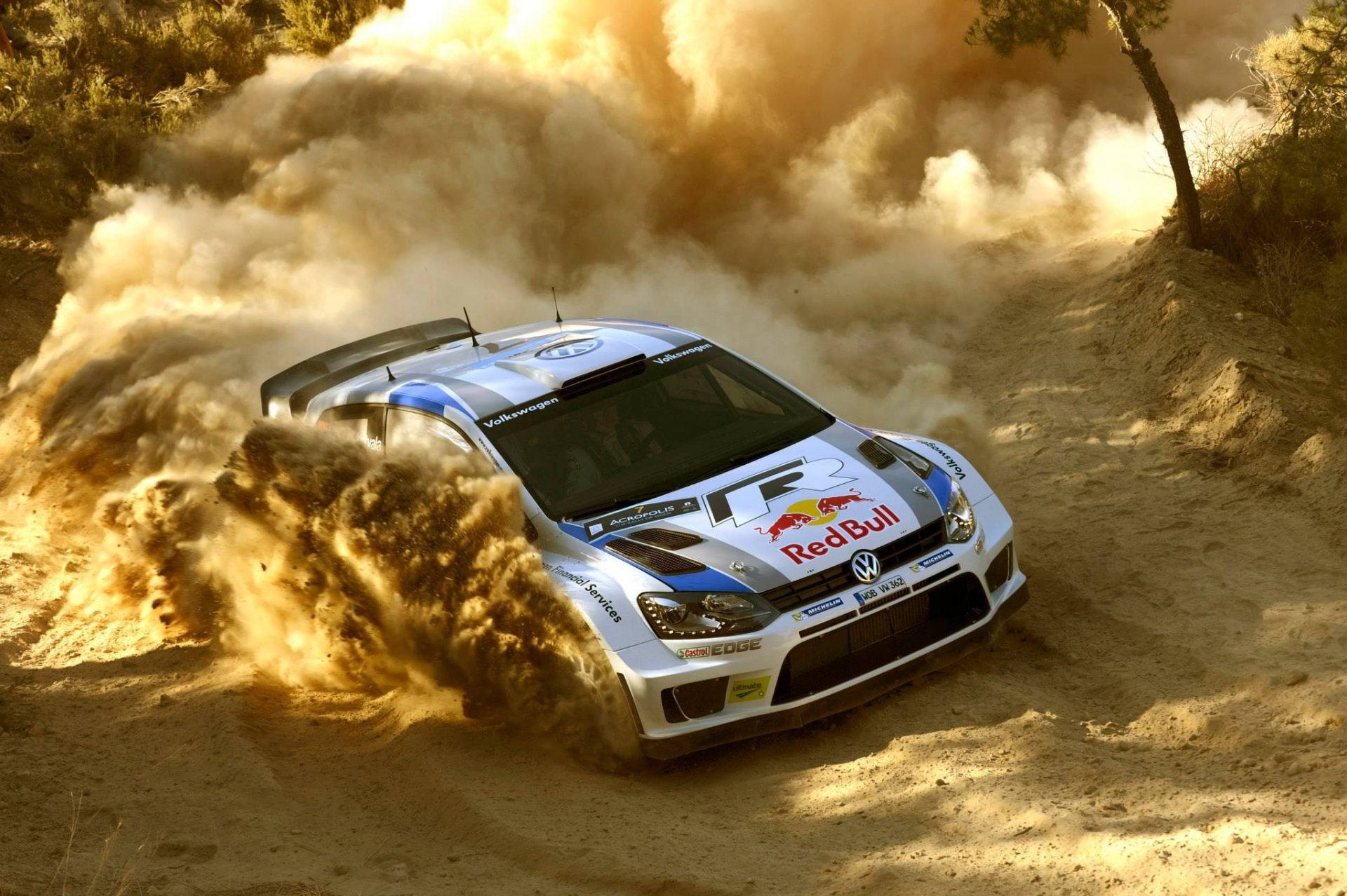 volkswagen polo wrc rajd jm latvala akropol 2013