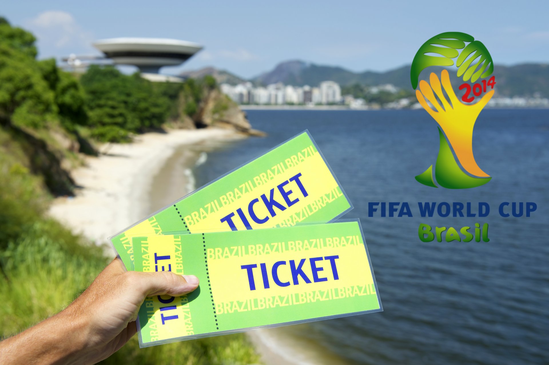 brasilien fifa wm 2014 fußball tickets logo