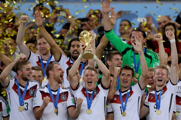 The German national football team won the World Cup