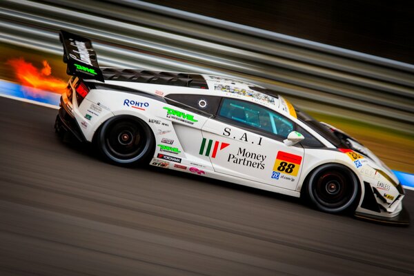 Lamborghini racing car photos