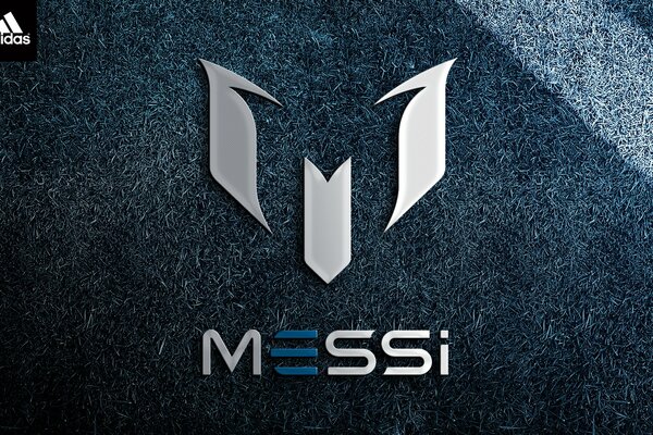 Barcelona logo of football athlete Lionel Messi