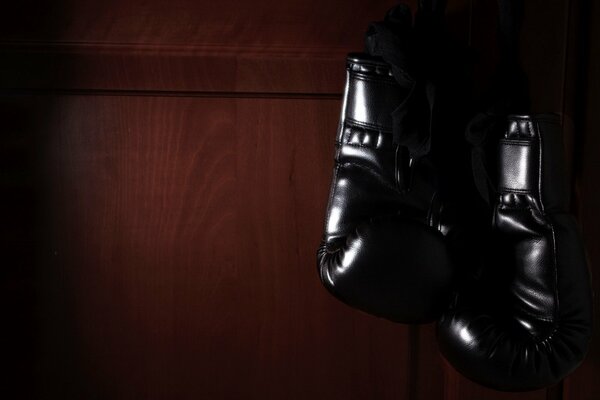 Sports Leather Boxing Gloves