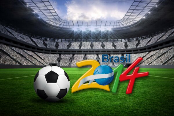 FIFA 2014 logo in Brazil