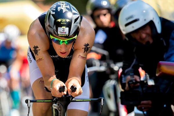 Ciclismo. Atleta en competición